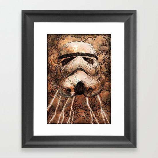 Storm Framed Art Print