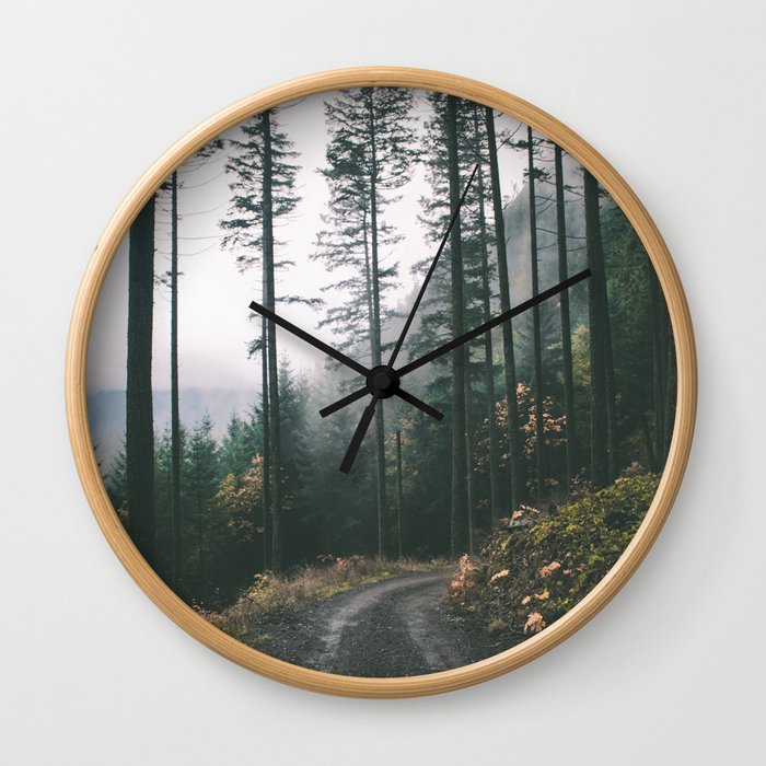 Forest Drive Wall Clock