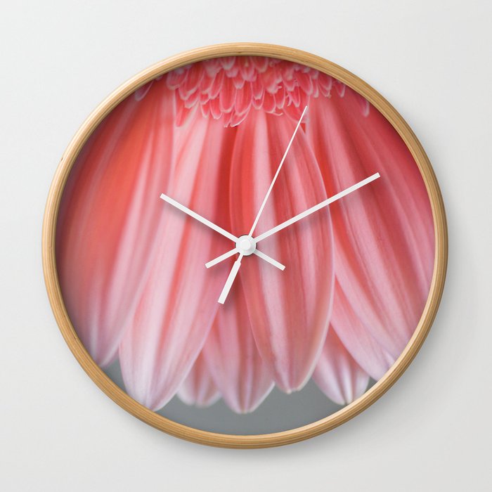 Pink With Layers Wall Clock