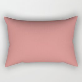Chestnut Rose Rectangular Pillow