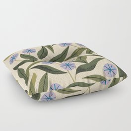 Periwinkle Plant Floor Pillow