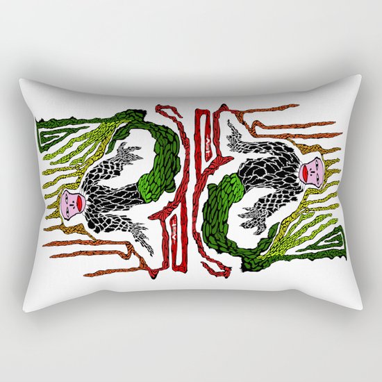 The Genius Birdman no background Rectangular Pillow