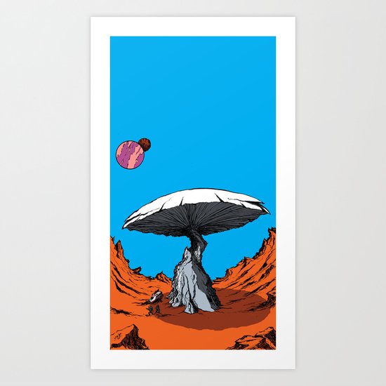 Marooned! Art Print