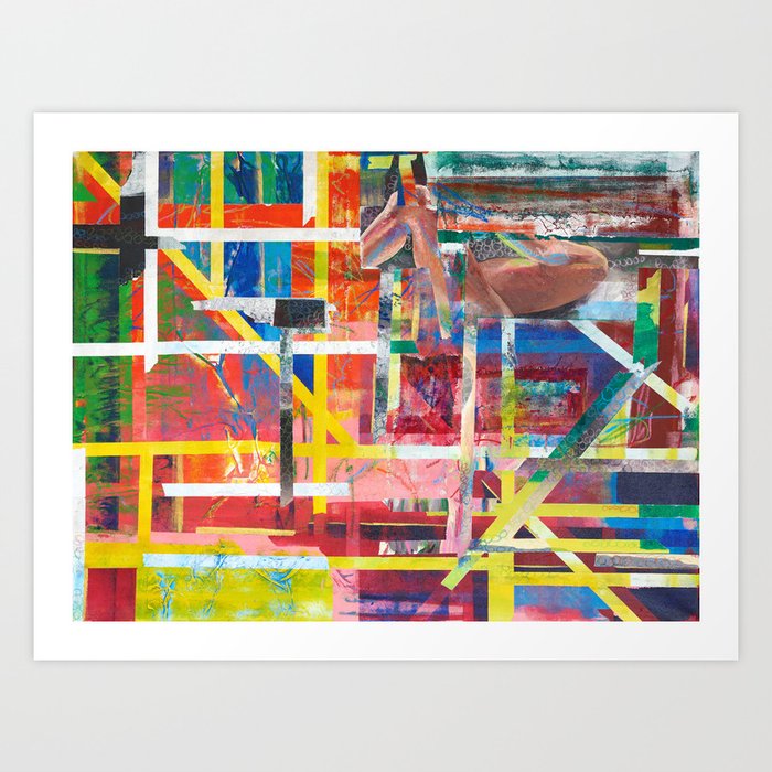 Geometry Abstract Art Print By Artpivkinacom Society6