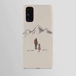 Hiking with Dogs Android Case