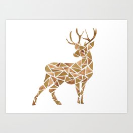 SALE ITEM Deer Geo Print