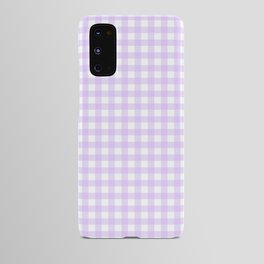 Lavender Gingham Android Case