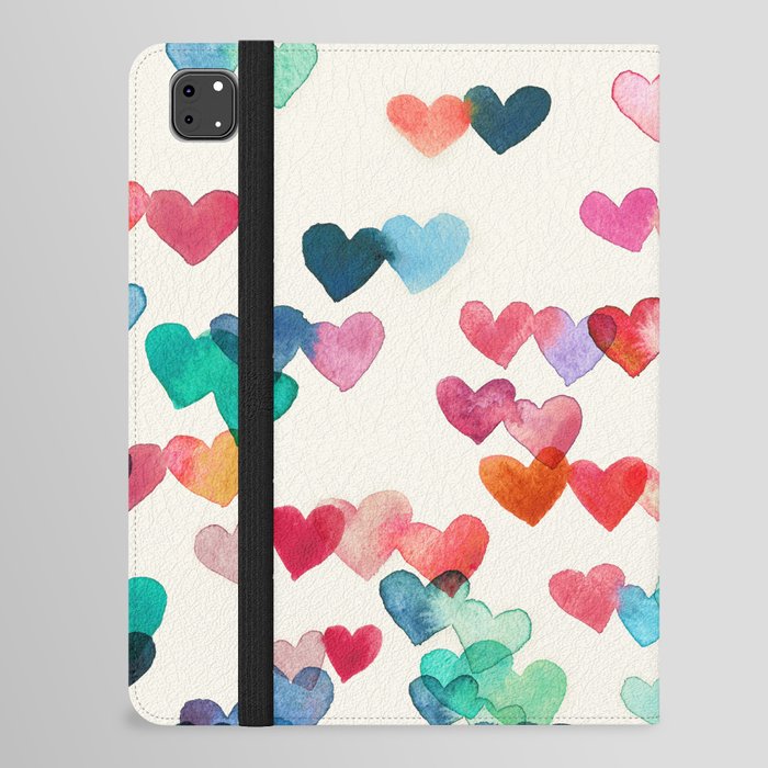 Heart Connections - watercolor painting iPad Folio Case