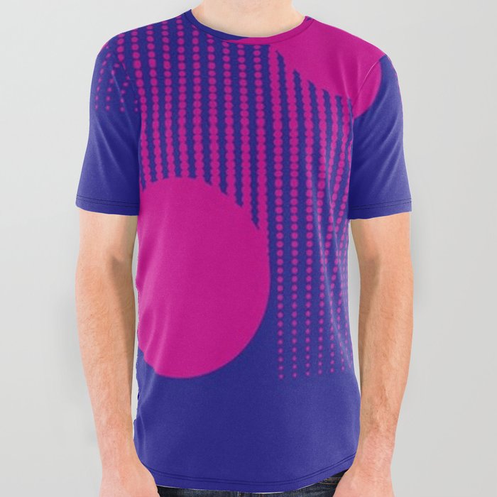Pink Dots All Over Graphic Tee