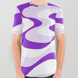Abstract pattern - purple. All Over Graphic Tee
