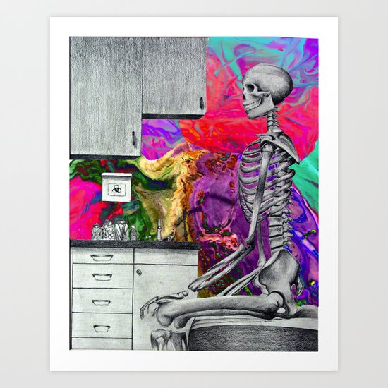 wait for the doctor Art Print