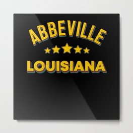 Abbeville Louisiana Metal Print