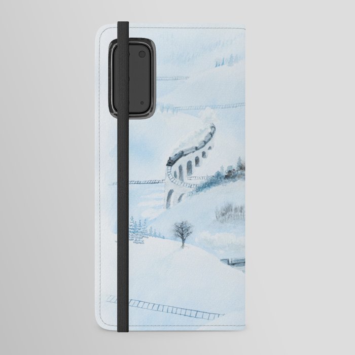 Winter Train Android Wallet Case