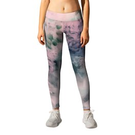 pink beautiful Leggings | Watercolor, Nature, Pink, Digital, Graphite, Graphicdesign, Floral 
