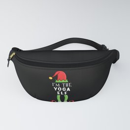 Yoga Elf Christmas Matching Family Gift Fanny Pack