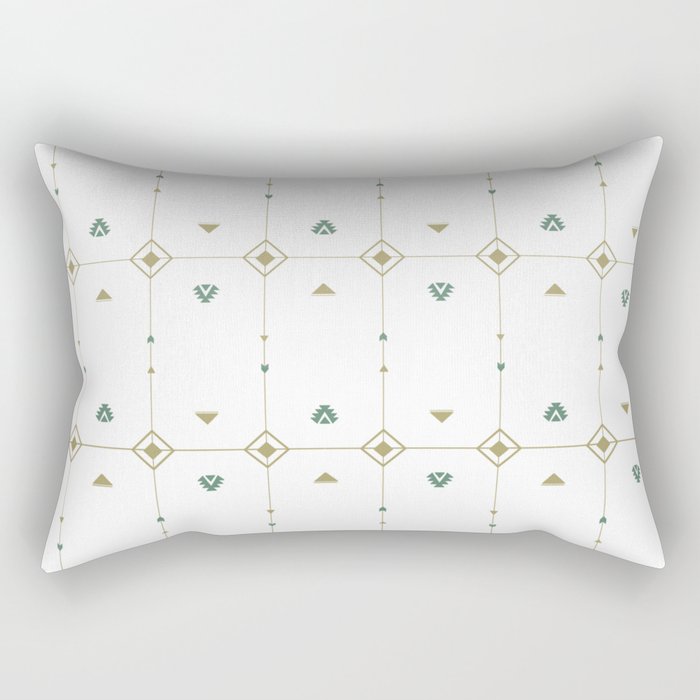Jazzy Okami Pattern Rectangular Pillow