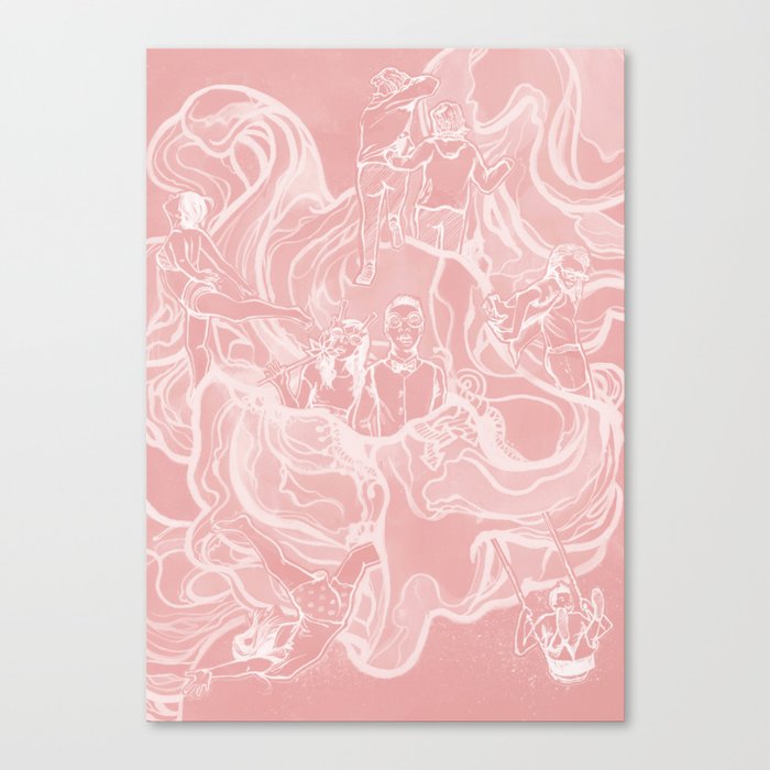 For Funsies in pink Canvas Print