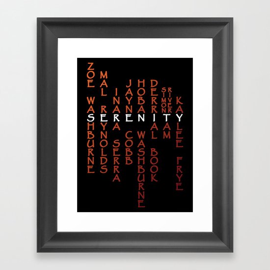 Part of the Crew Framed Art Print