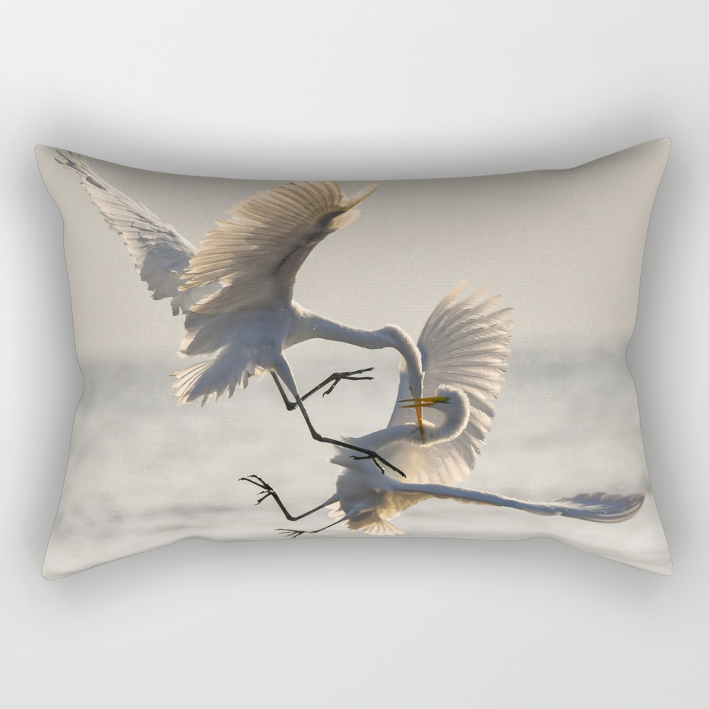 Birds Rectangular Pillow by maximus55