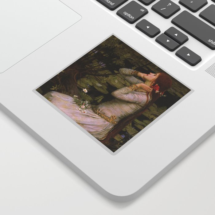 Ophelia by John William Waterhouse Sticker