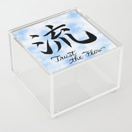 Flow - Japanese Calligraphy Acrylic Box