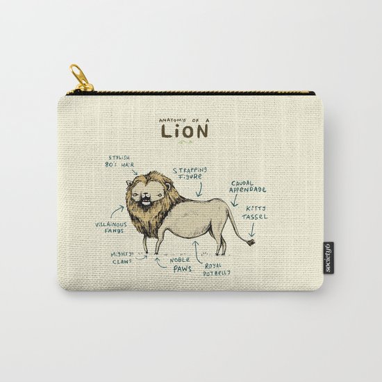 Anatomy of a Lion Carry-All Pouch