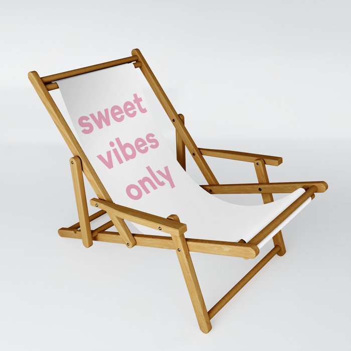 Sweet Vibes Only Sling Chair