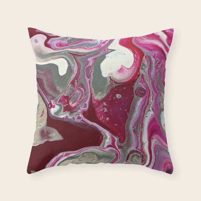 Trending Magenta 3 of 6 Throw Pillow by JulieNinness Society6