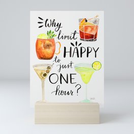 Happy Hour Mini Art Print