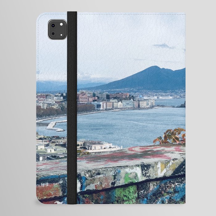 Colorful Vesuvio Naples Landscape Pompei iPad Folio Case
