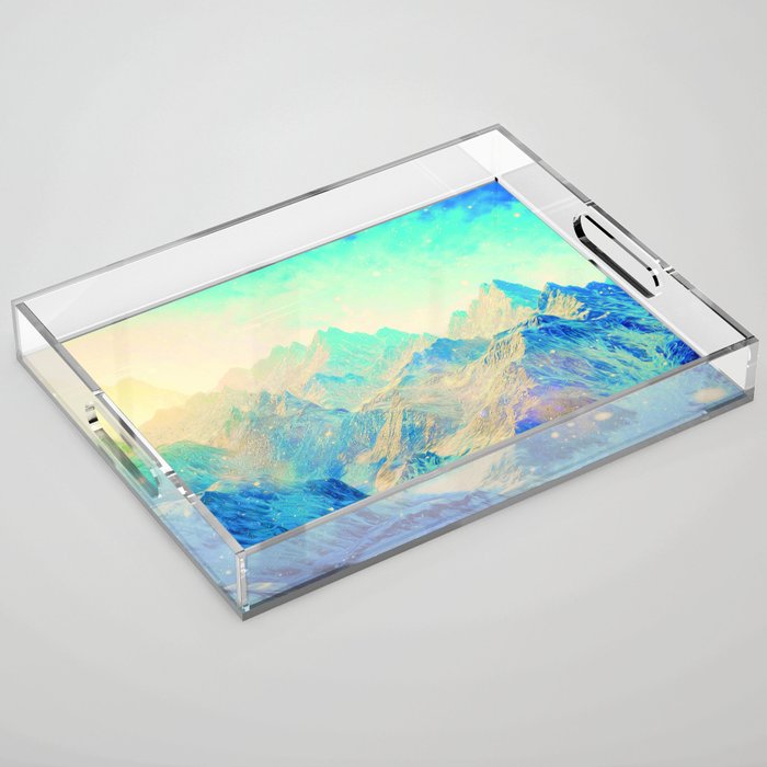 Classic Mountains Acrylic Tray