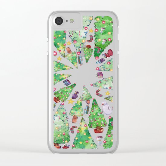 christmas tree! Clear iPhone Case