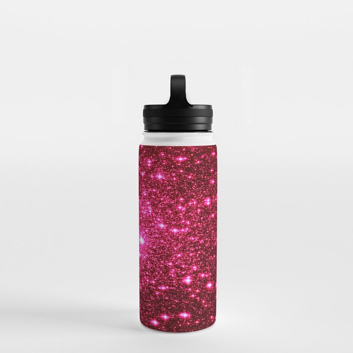 Plain Pink Glitter 12 ounce Water Bottle – Creative Cove Designs