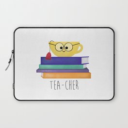 Teacher (Tea Cup And Books) Laptop Sleeve