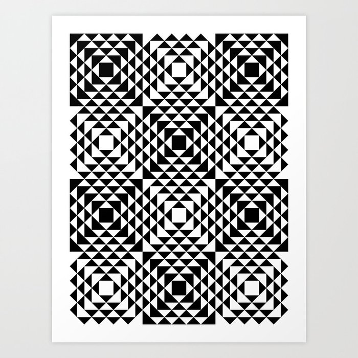 Geometric Tribal Art Print
