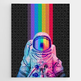 Astronaut on the Rainbow Jigsaw Puzzle