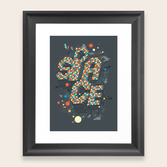 space Framed Art Print