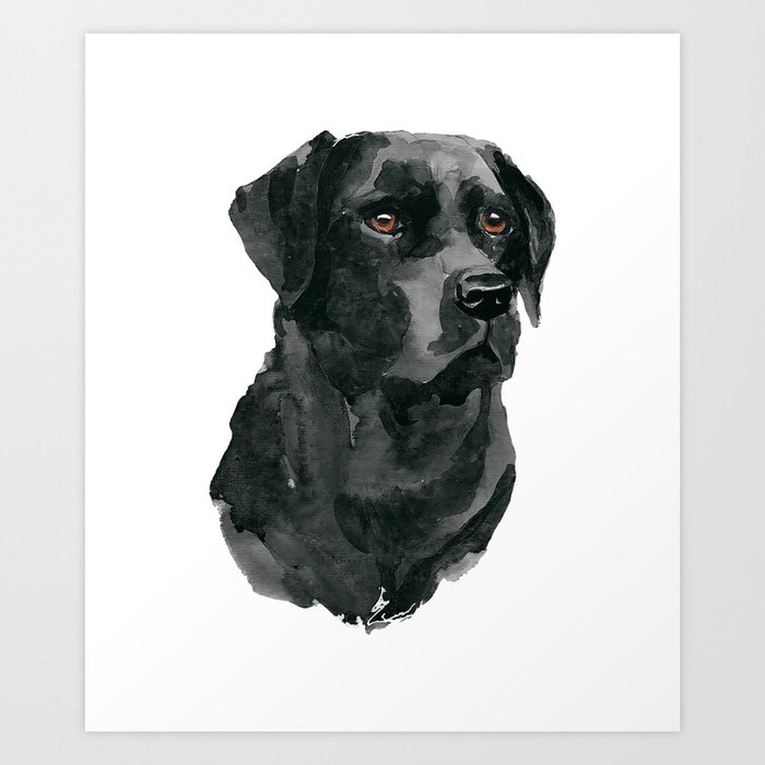 Black lab watercolor new arrivals