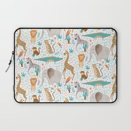Into the Jungle - White Laptop Sleeve