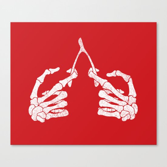 Wishbones Canvas Print