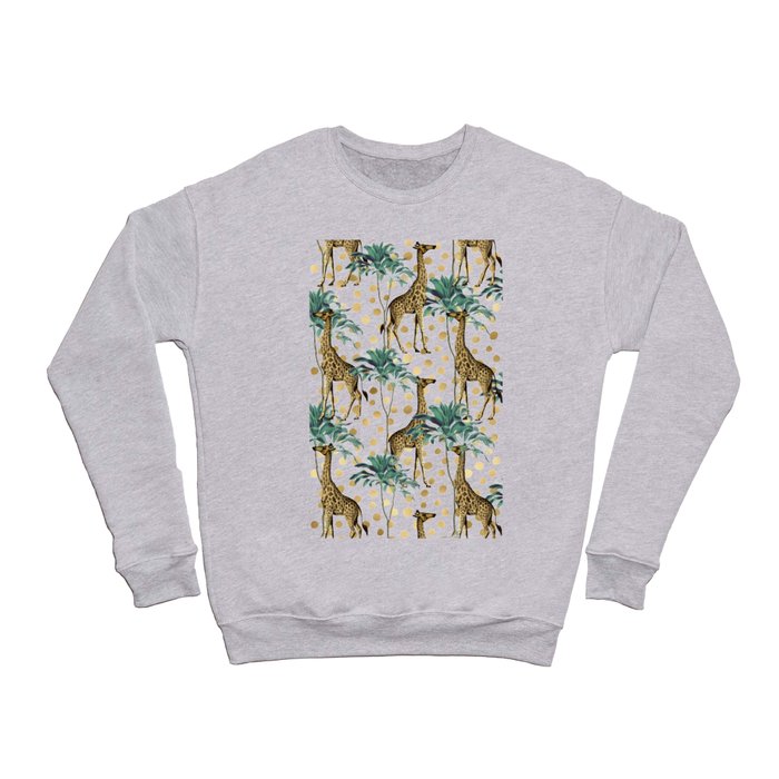 Giraffe Safari Crewneck Sweatshirt
