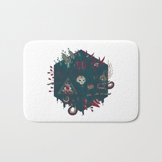 Die of Death Bath Mat