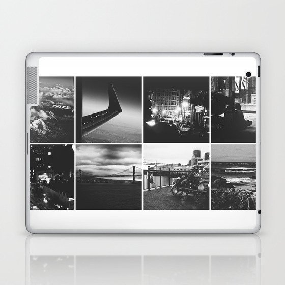 A Black and White San Francisco Laptop & iPad Skin