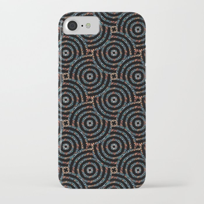 Colorful calligraphy iPhone Case