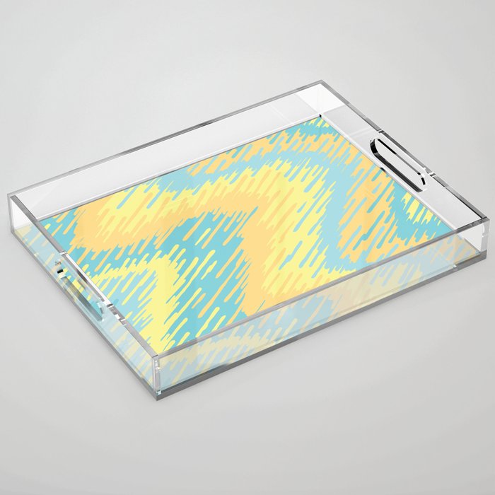 Abstract swirls pattern, Line abstract splatter Digital Illustration Background Acrylic Tray