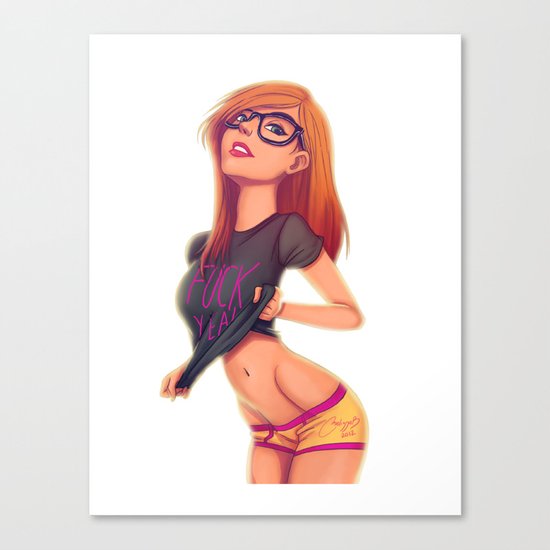FUCK YEA Canvas Print