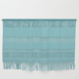 Medium Aqua Gray Solid Color Pantone Tibetan Stone 14-4710 TCX Shades of Blue-green Hues Wall Hanging