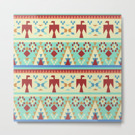 American Native Pattern No. 34 Metal Print