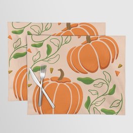 Autumn pumpkins Placemat