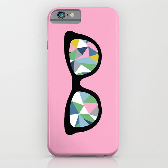Abstract Eyes on Pink iPhone & iPod Case